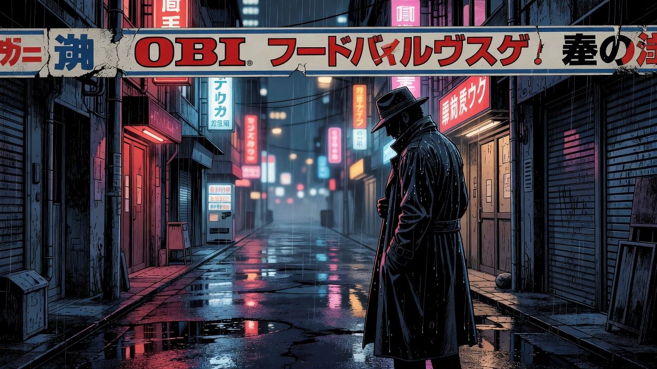 Neon Rainy Alley