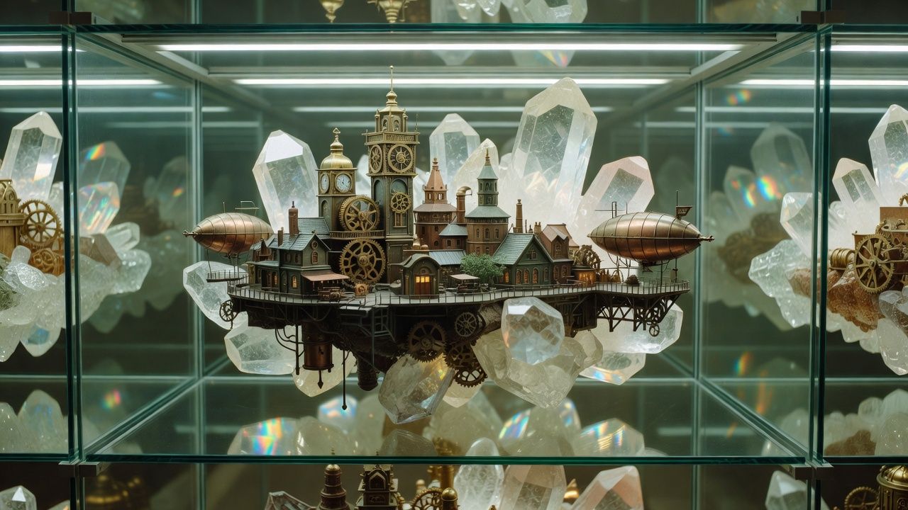 Floating Steampunk City