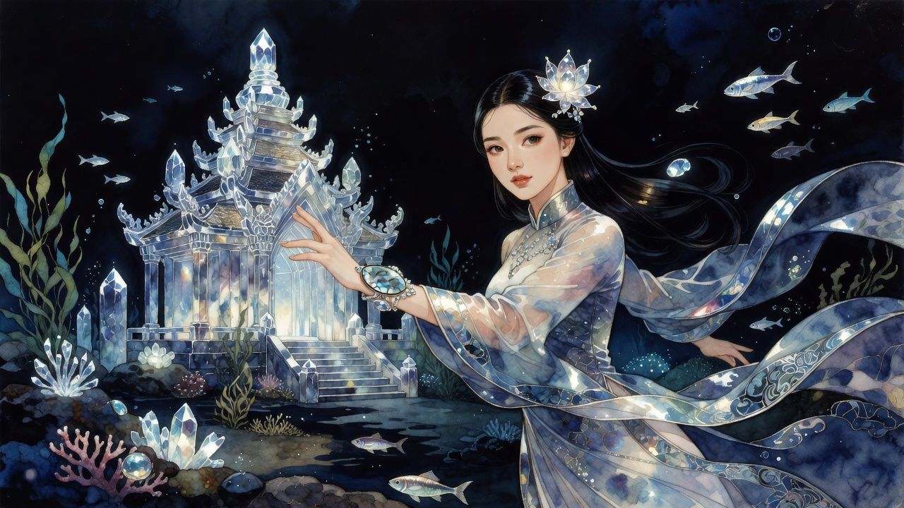 Underwater Crystal Temple