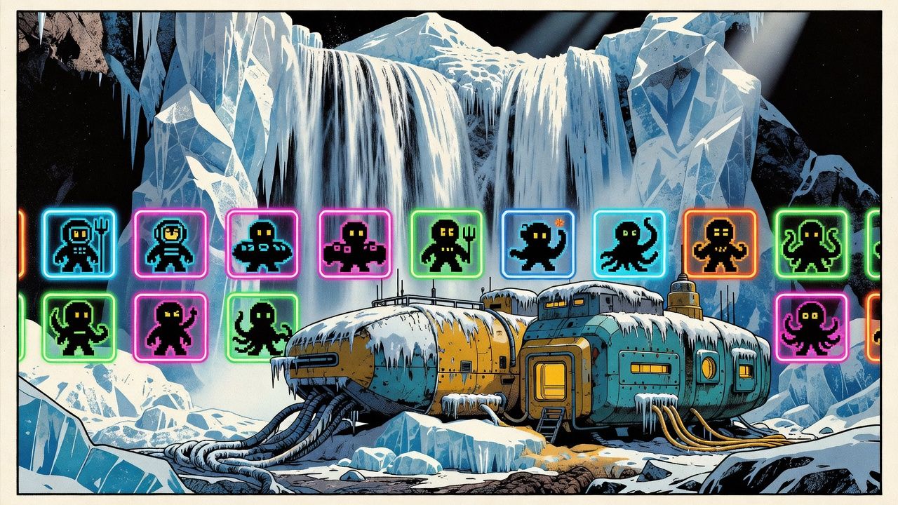 Frozen Waterfall