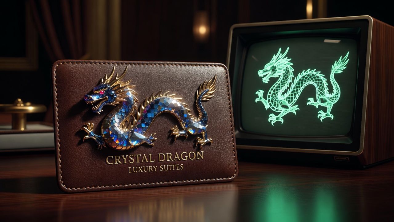 Crystal Dragon Figurine