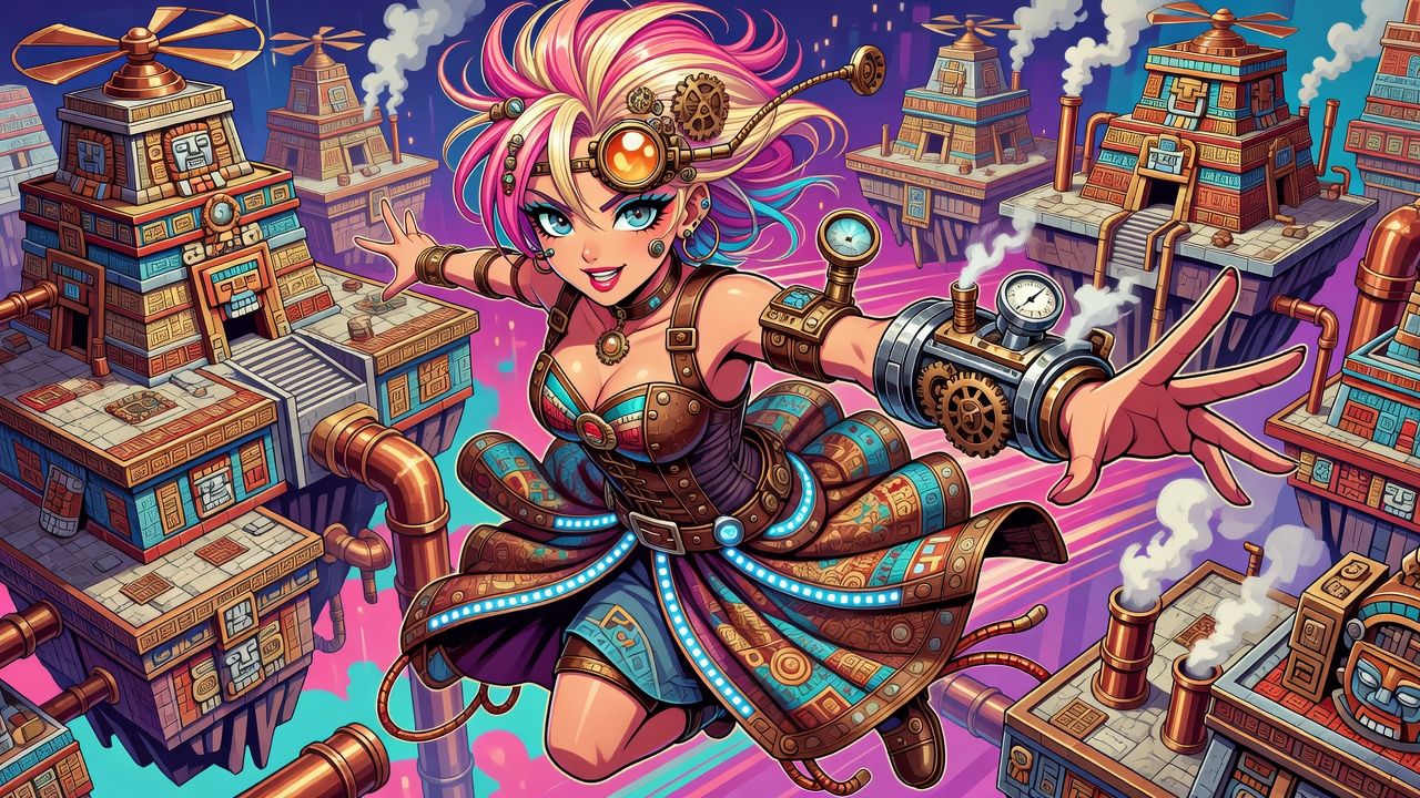 Floating Steampunk City