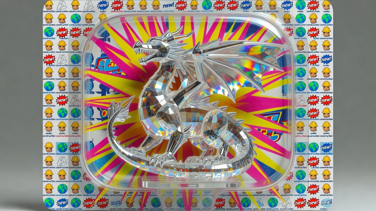 Crystal Dragon Figurine