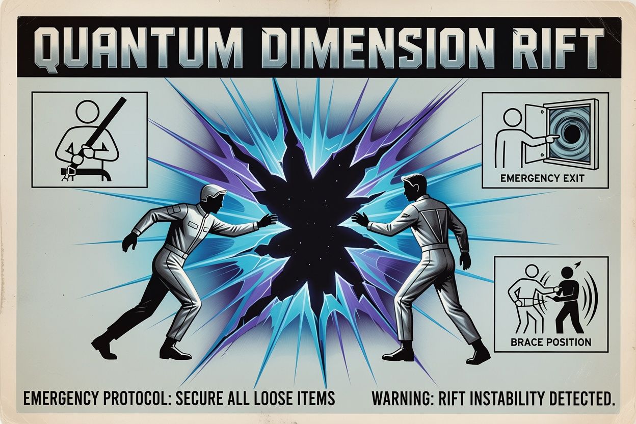 Quantum Dimension Rift