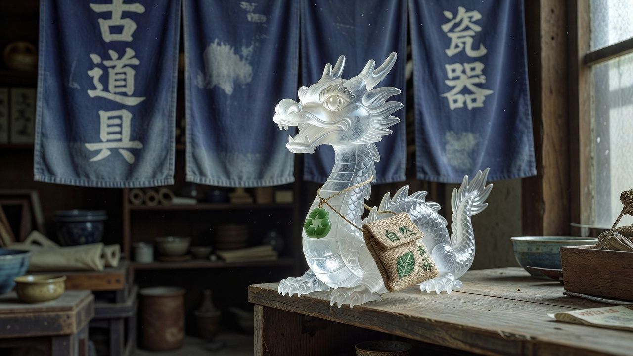 Crystal Dragon Figurine