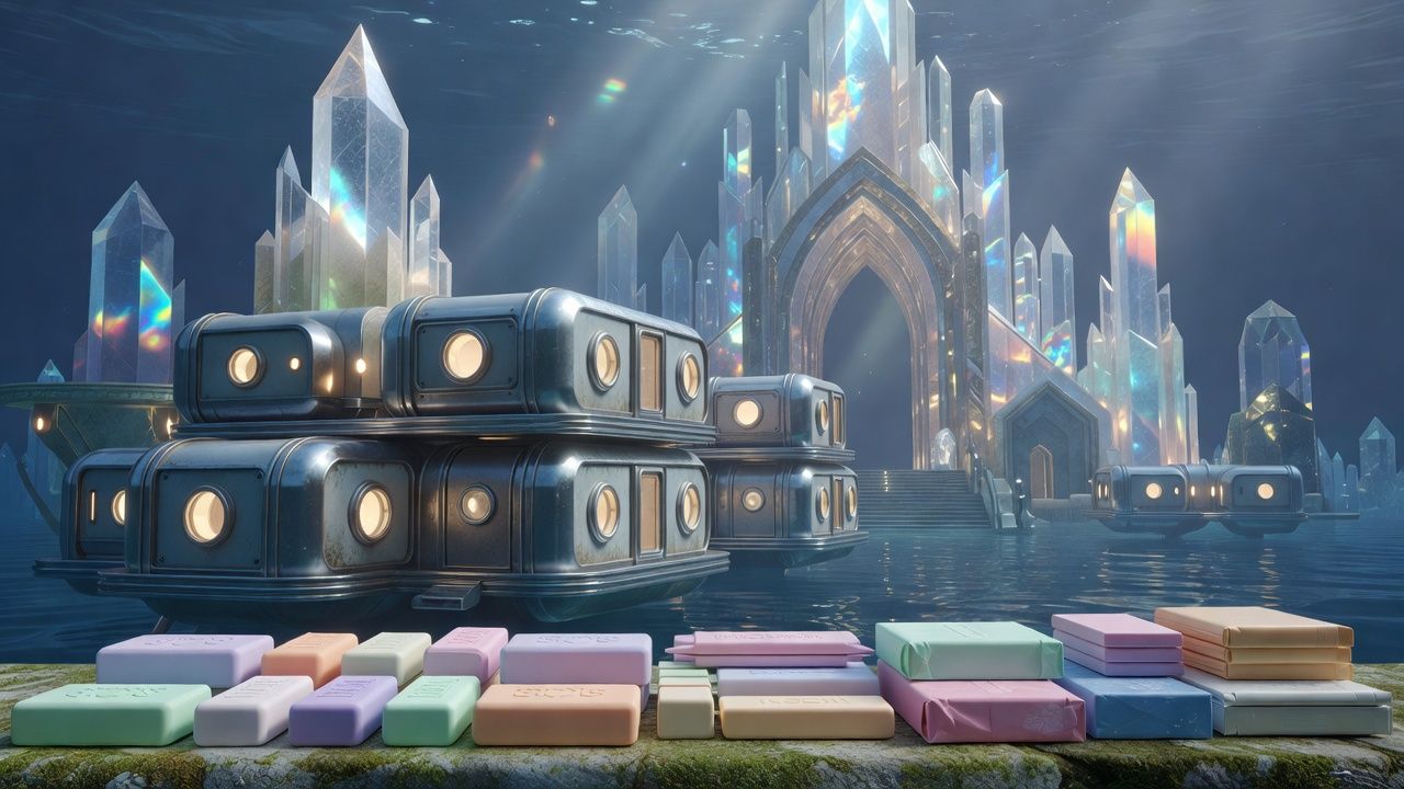 Underwater Crystal Temple