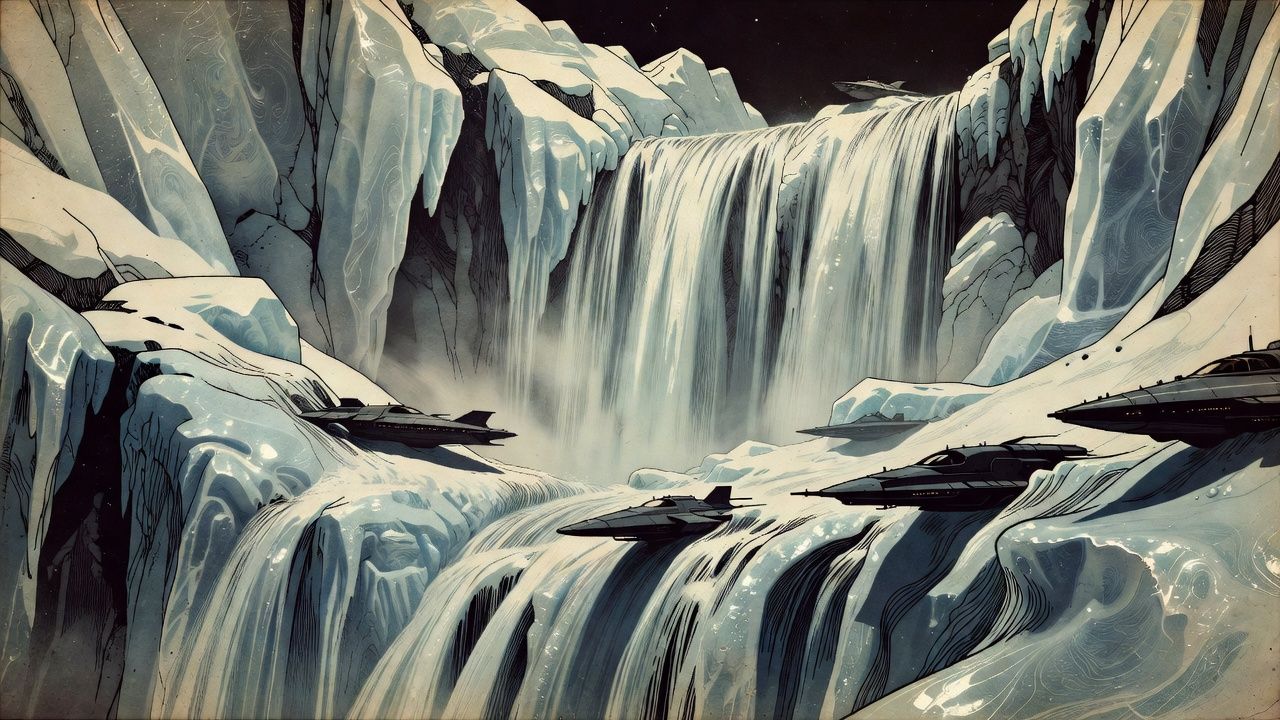 Frozen Waterfall