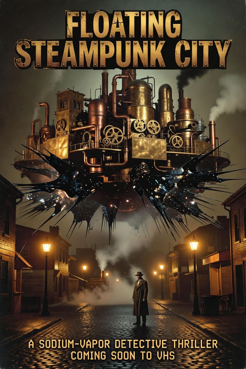 Floating Steampunk City