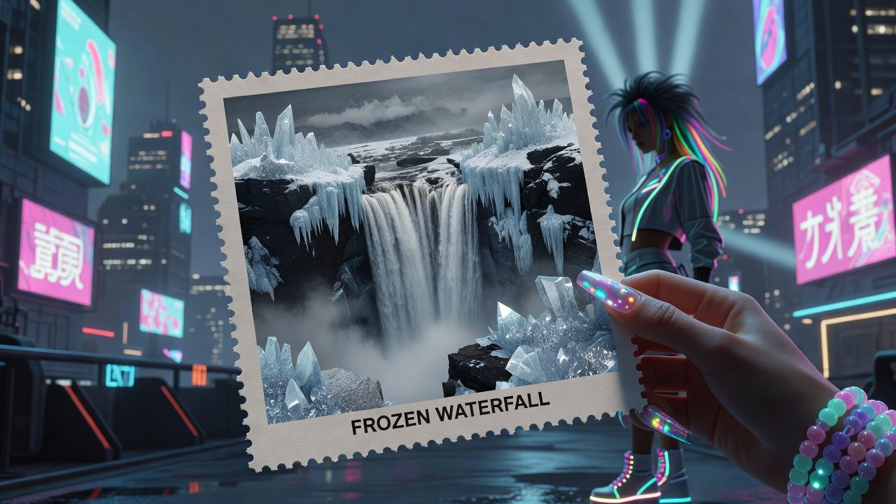 Frozen Waterfall