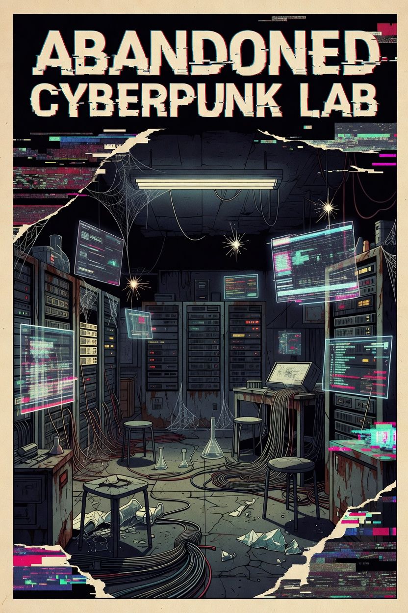 Abandoned Cyberpunk Lab