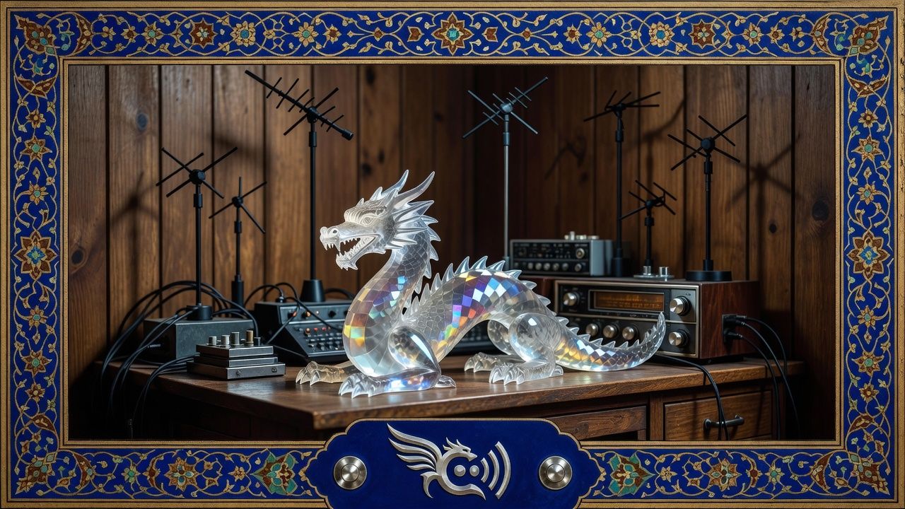 Crystal Dragon Figurine