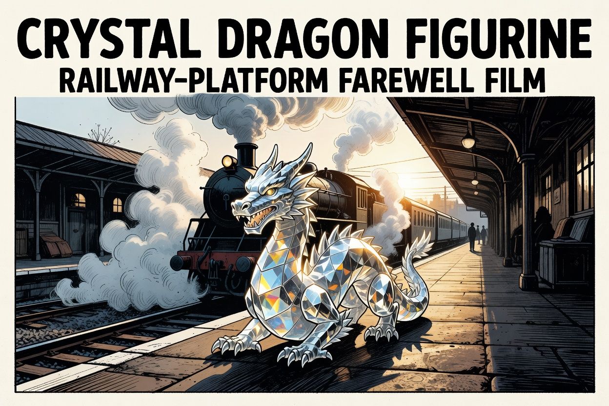 Crystal Dragon Figurine