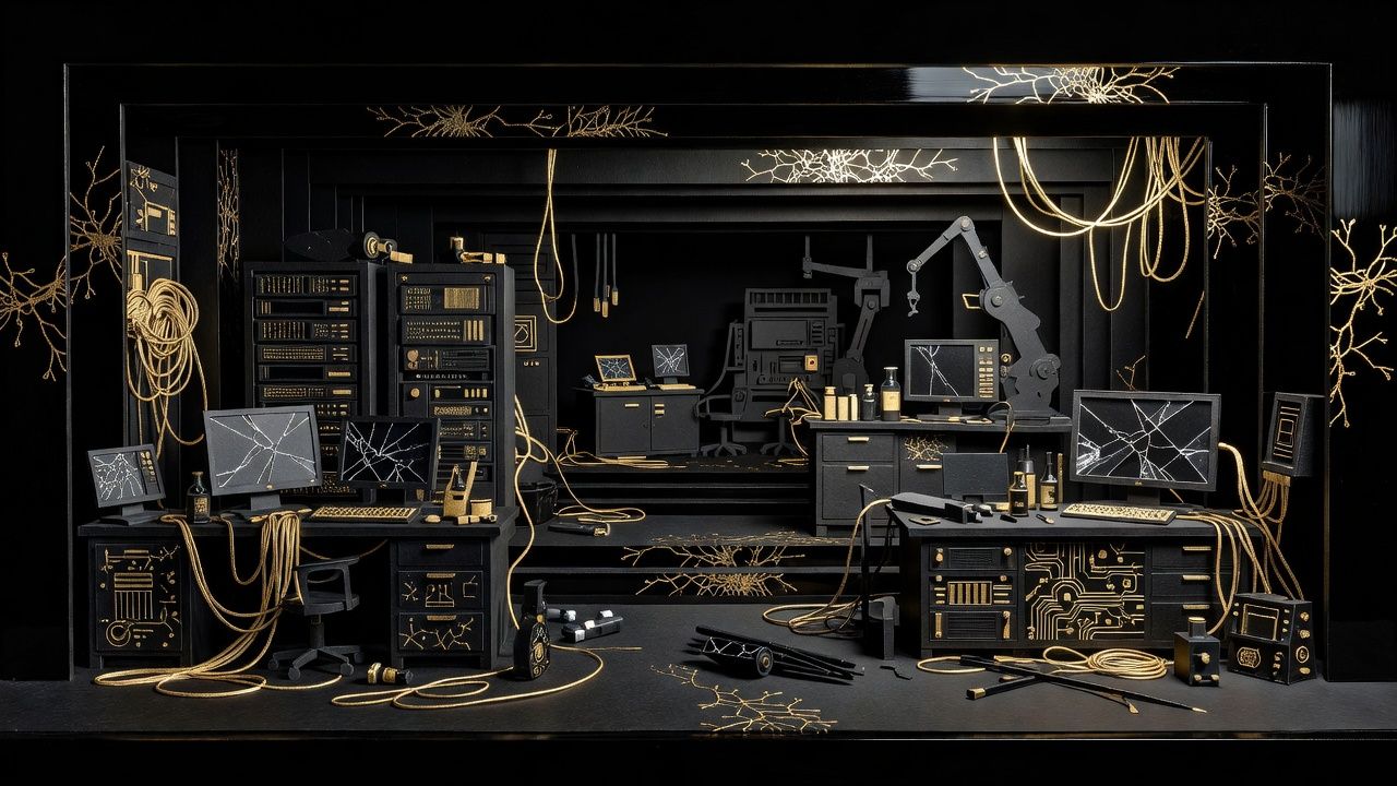 Abandoned Cyberpunk Lab