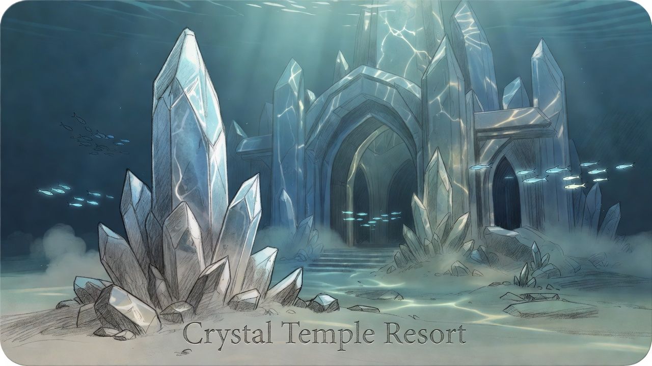 Underwater Crystal Temple