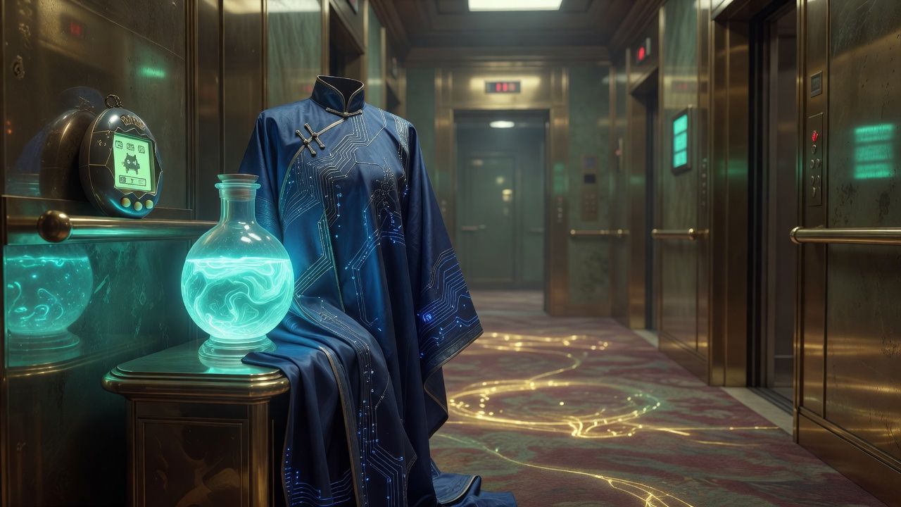 Neon Potion Bottle