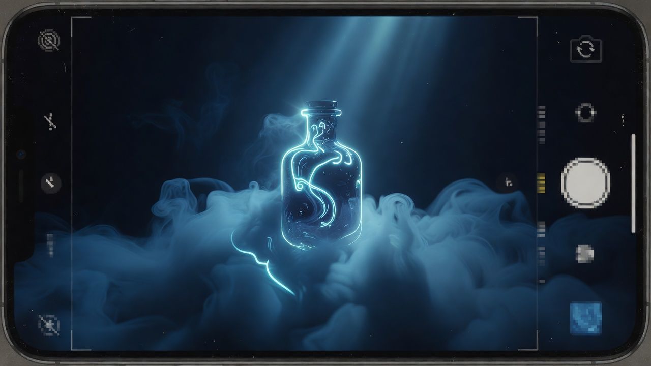 Neon Potion Bottle