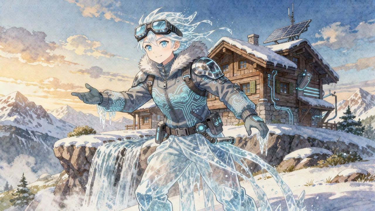 Frozen Waterfall