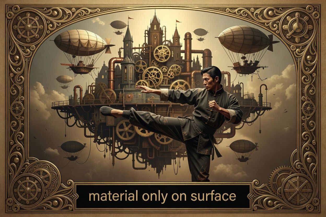 Floating Steampunk City