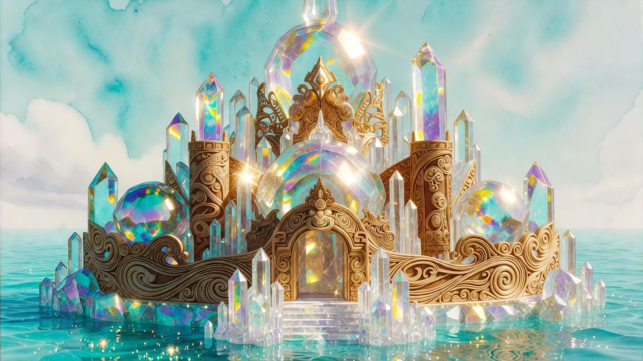 Underwater Crystal Temple
