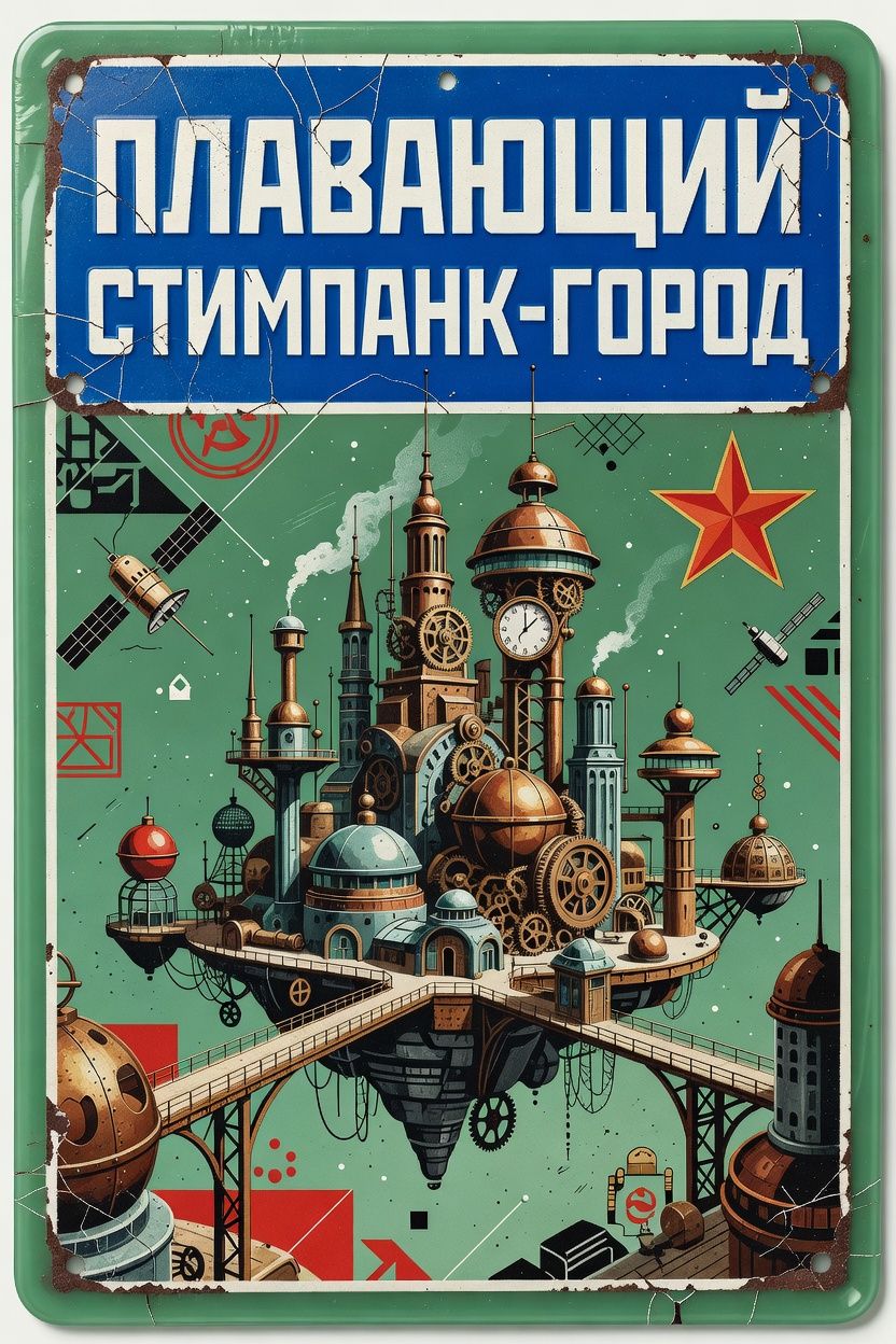Floating Steampunk City