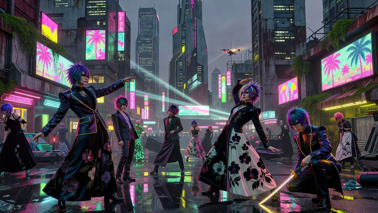 Cyberpunk Cityscape