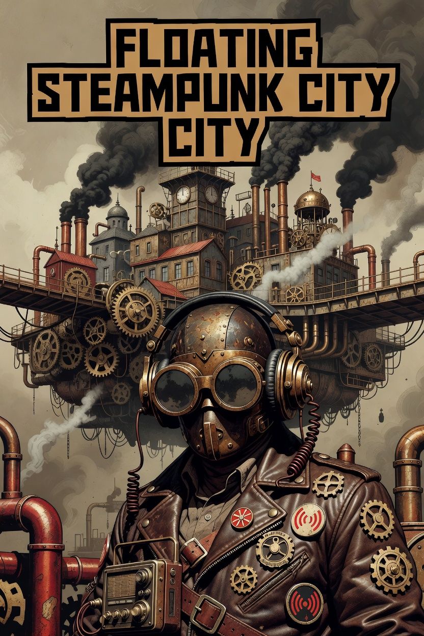 Floating Steampunk City