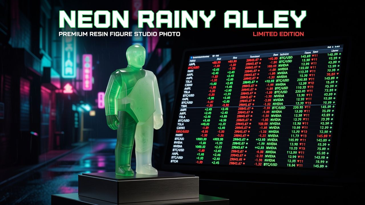 Neon Rainy Alley