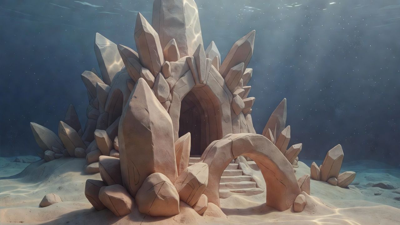 Underwater Crystal Temple