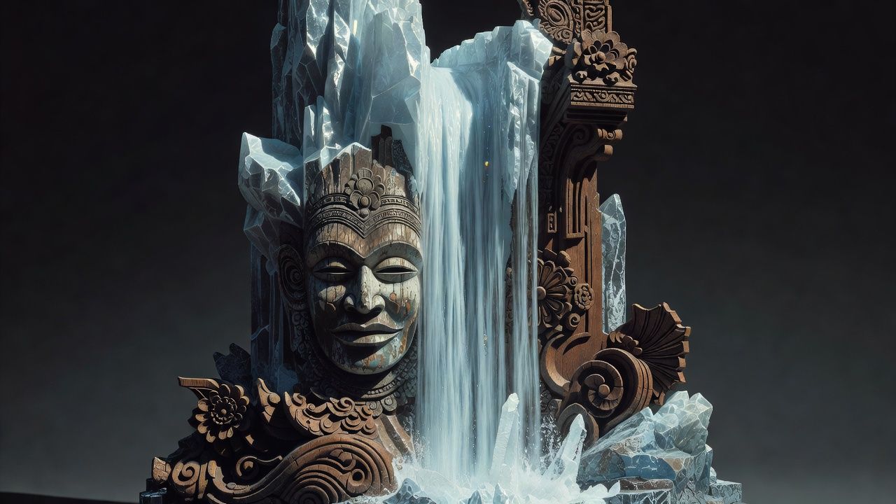 Frozen Waterfall