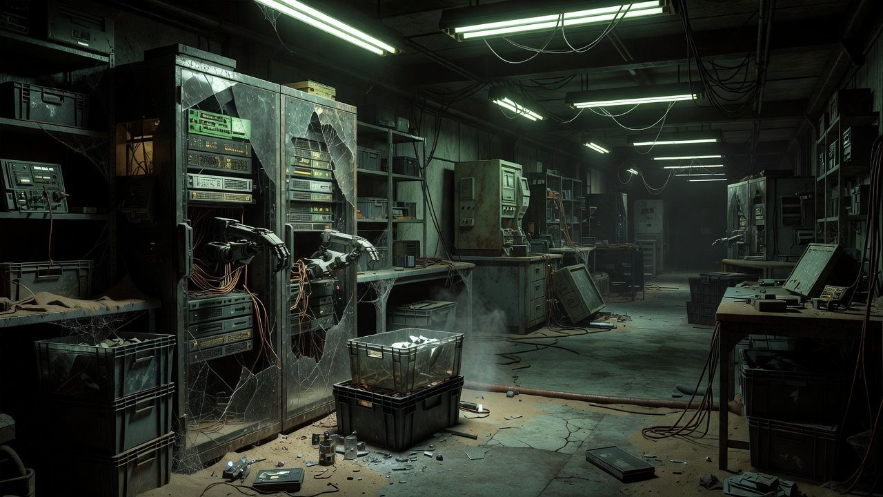 Abandoned Cyberpunk Lab