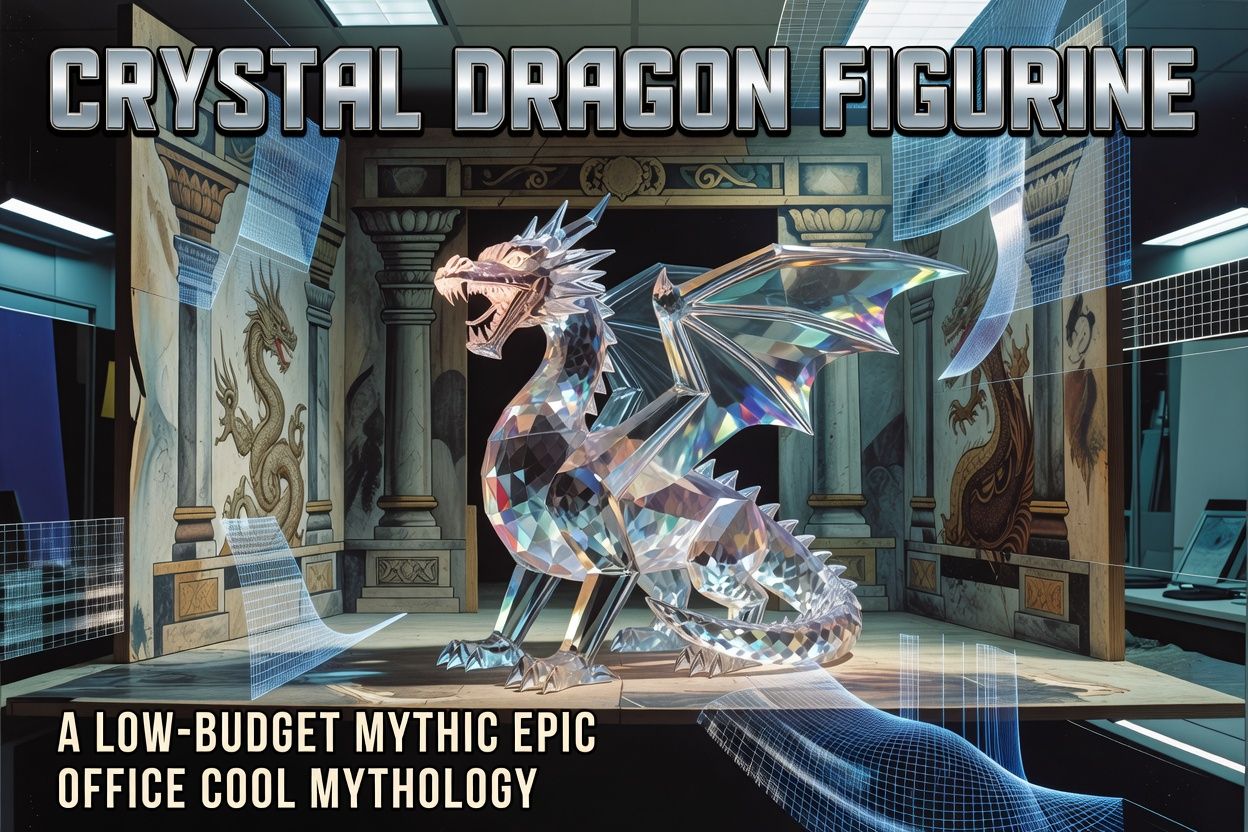 Crystal Dragon Figurine