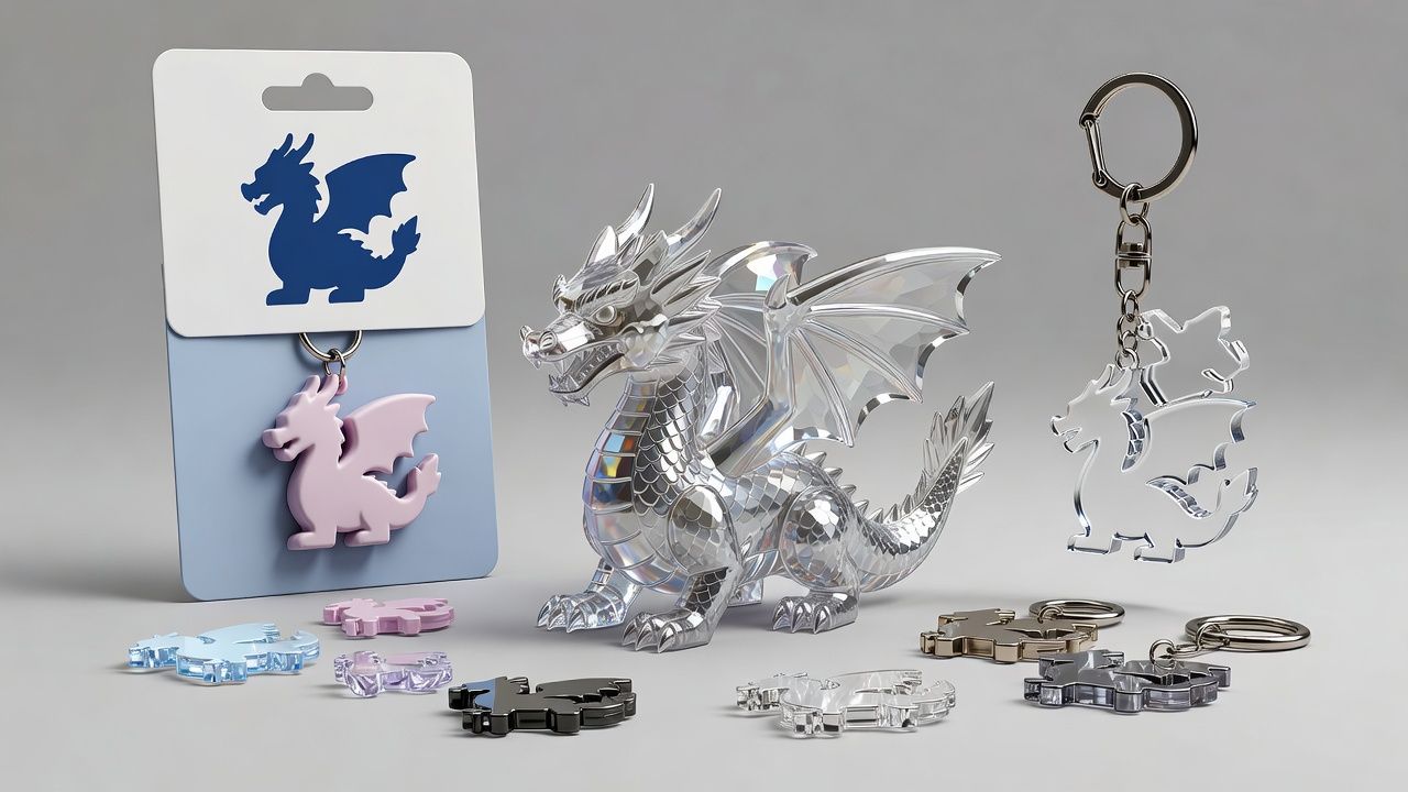 Crystal Dragon Figurine