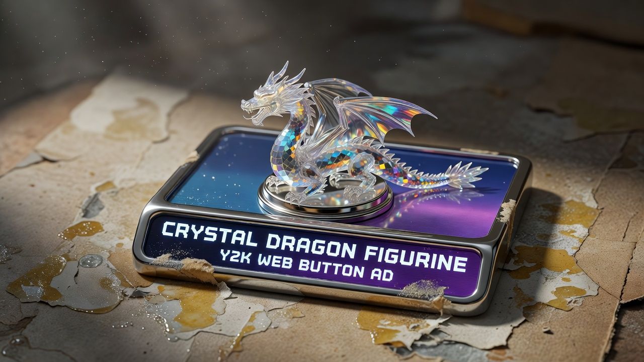 Crystal Dragon Figurine