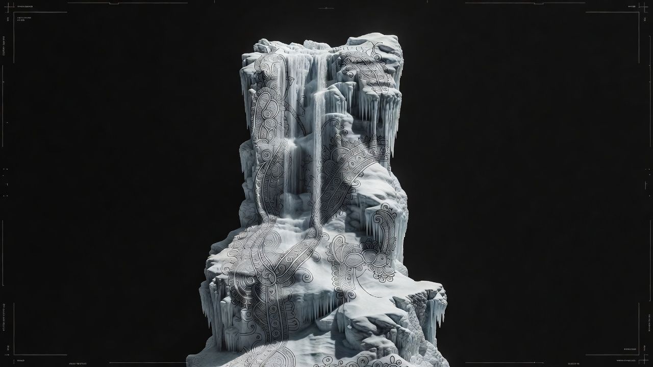 Frozen Waterfall