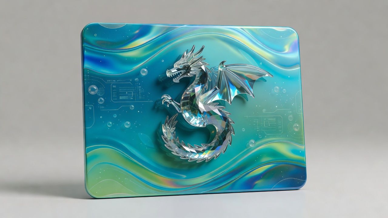 Crystal Dragon Figurine