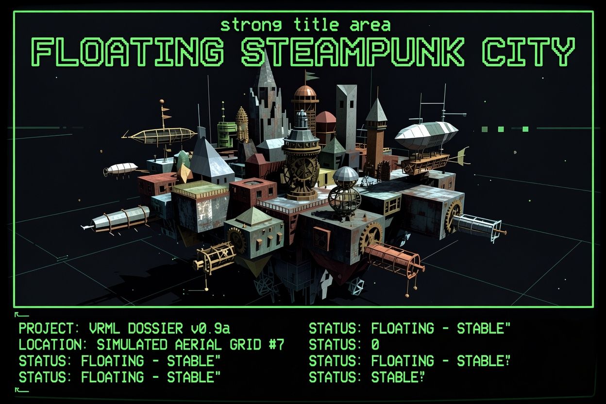 Floating Steampunk City
