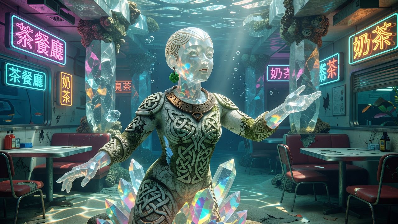 Underwater Crystal Temple
