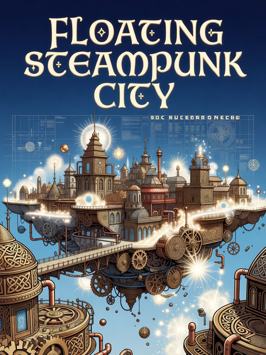 Floating Steampunk City