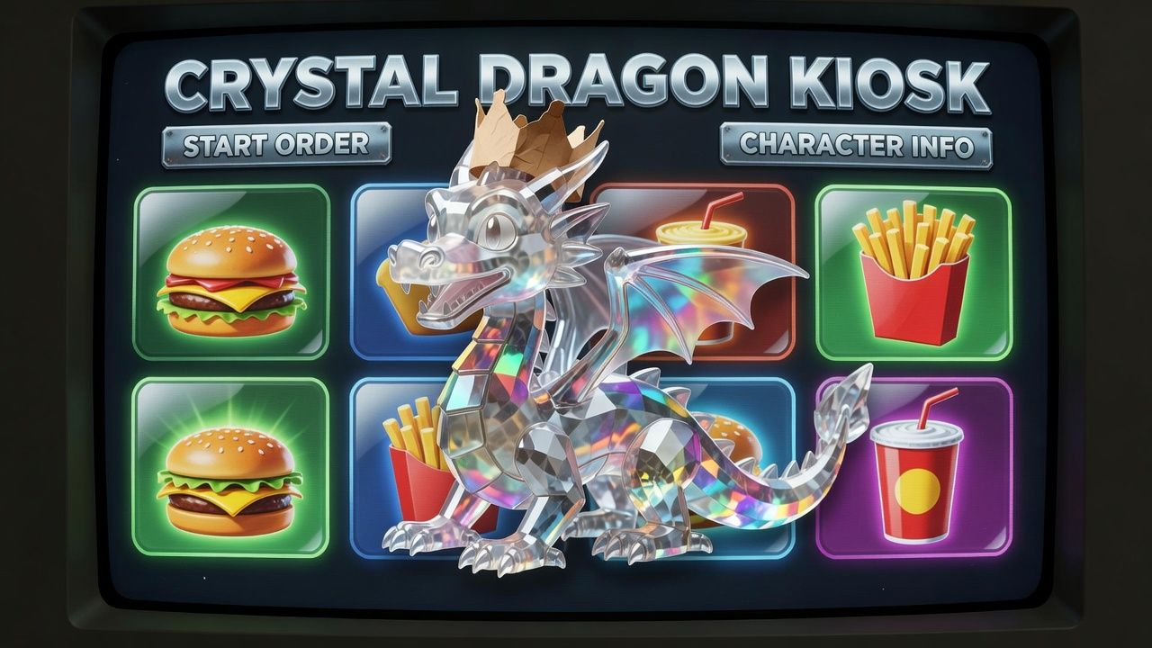 Crystal Dragon Figurine