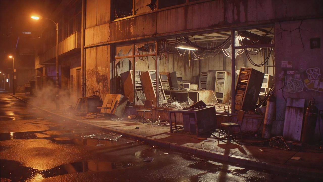 Abandoned Cyberpunk Lab