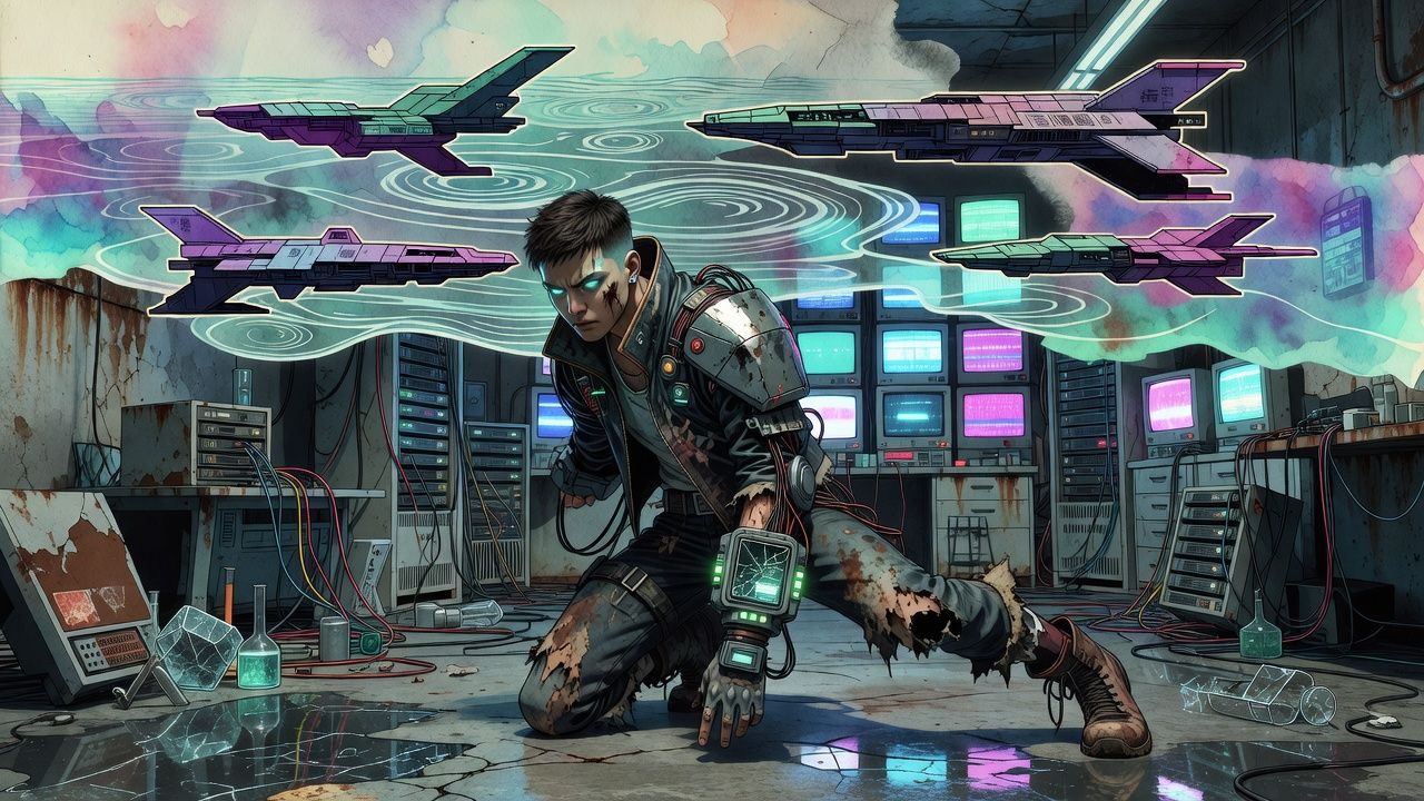 Abandoned Cyberpunk Lab