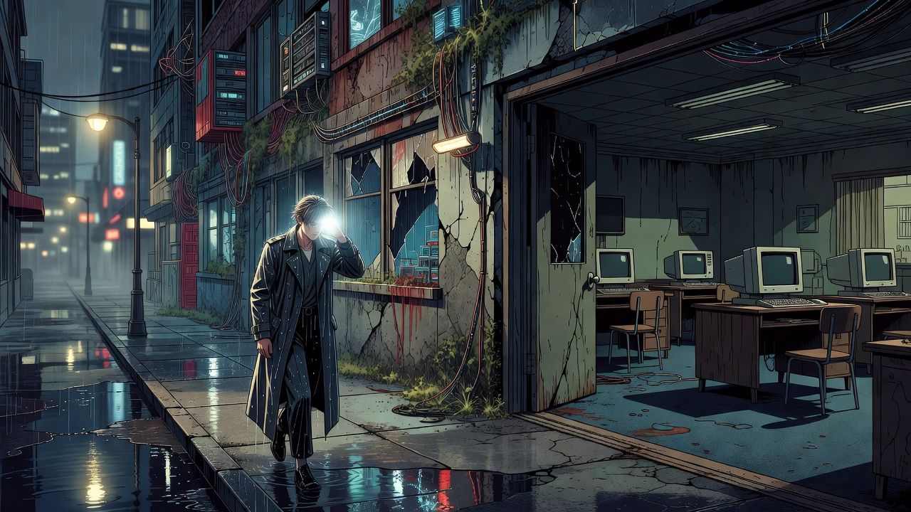 Abandoned Cyberpunk Lab