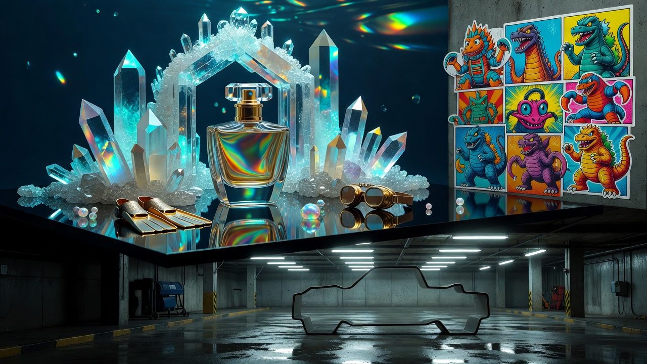 Underwater Crystal Temple