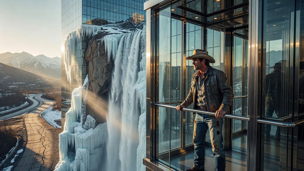 Frozen Waterfall