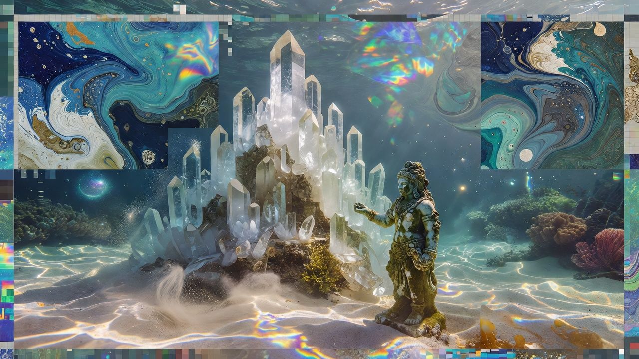 Underwater Crystal Temple