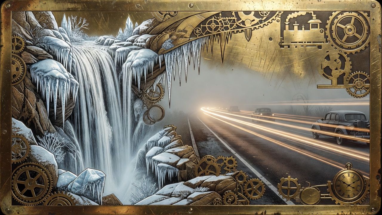 Frozen Waterfall