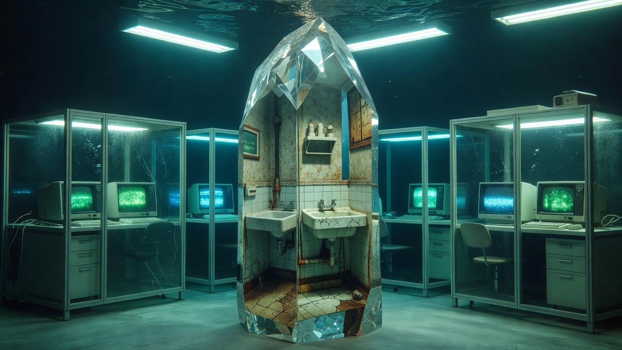 Underwater Crystal Temple