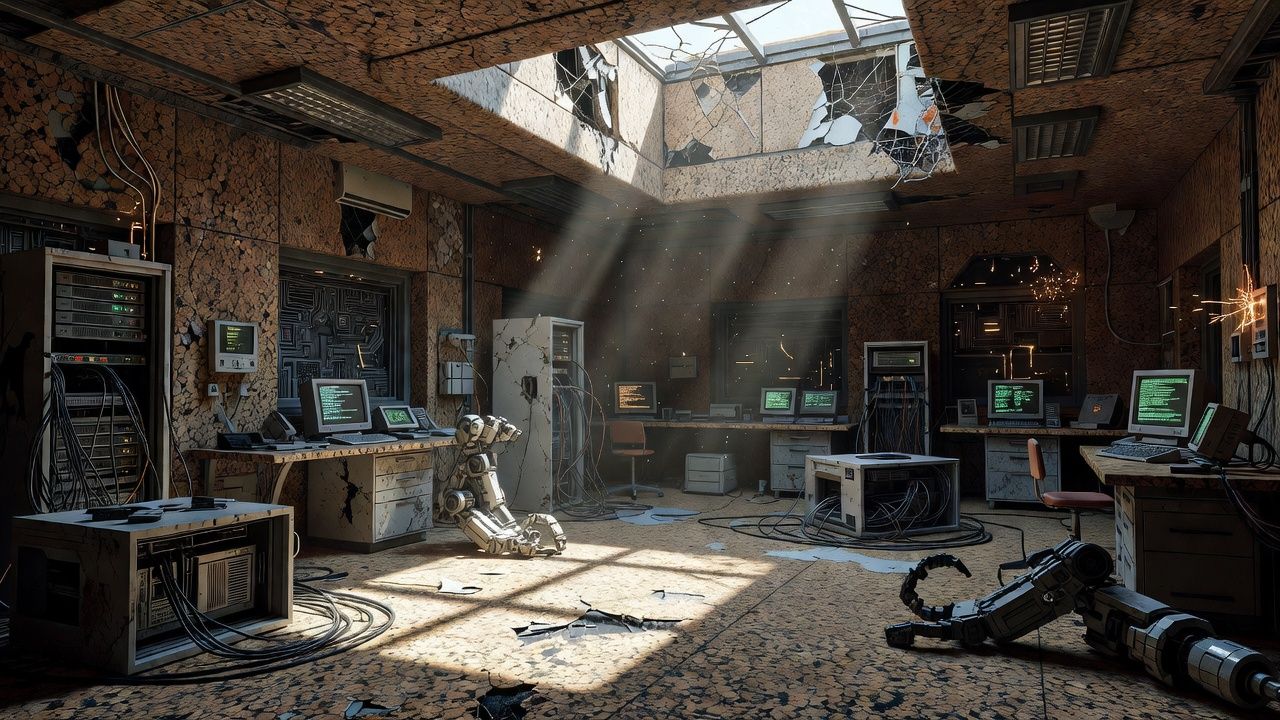 Abandoned Cyberpunk Lab