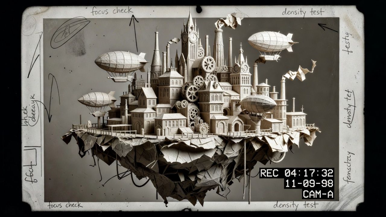 Floating Steampunk City