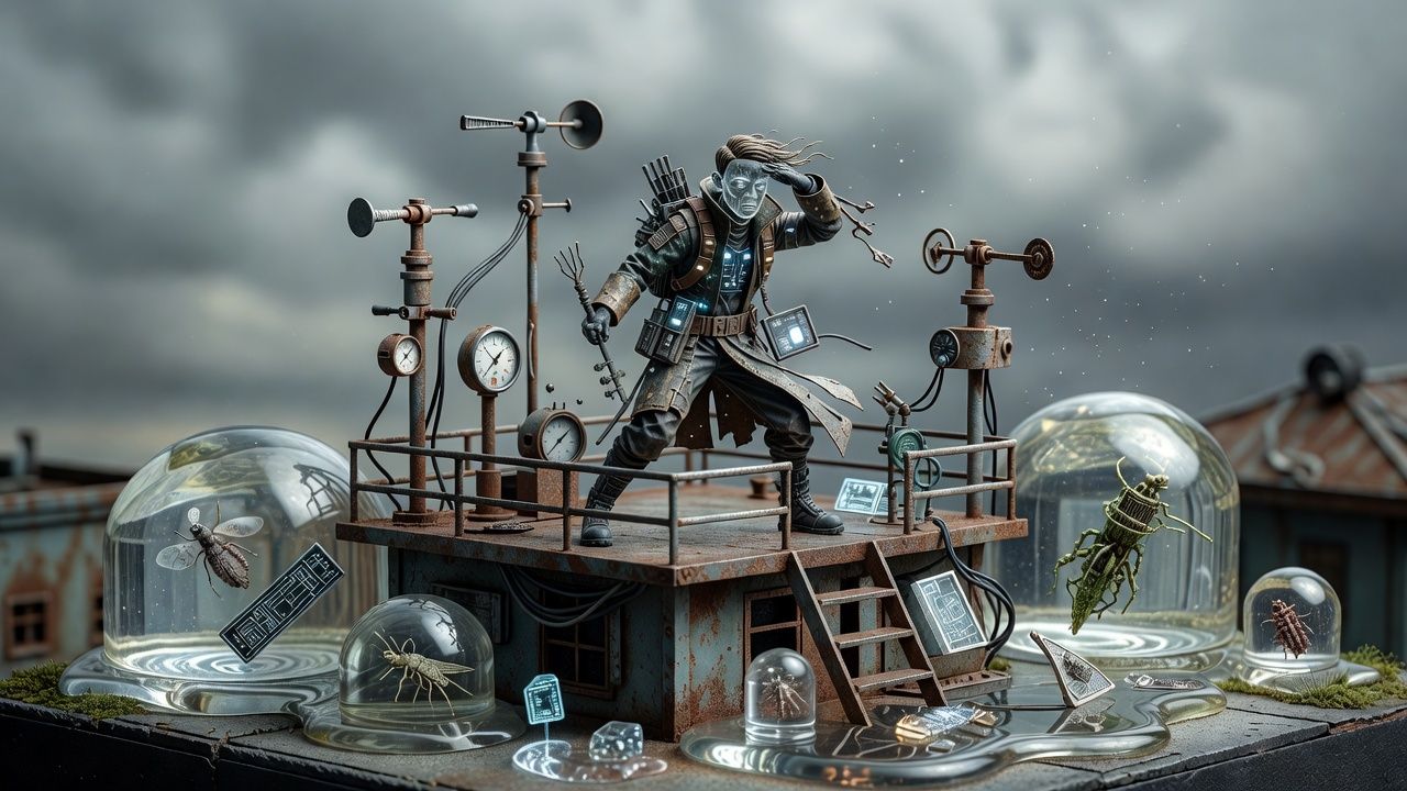 Abandoned Cyberpunk Lab